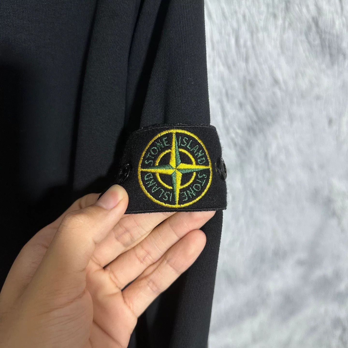 Stone Island Stone Island Black Sweatshirt Pullover Size US XL / EU 56 / 4 - 3 Thumbnail
