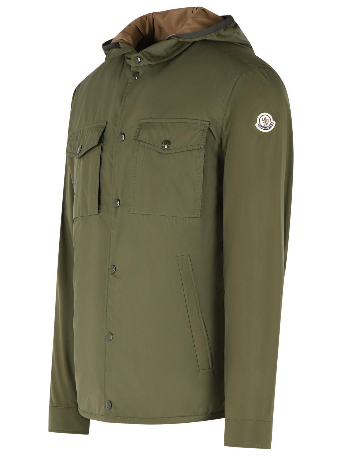 Moncler MONCLER 'Chirano' Green Polyester Jacket Size US L / EU 52-54 / 3 - 2 Thumbnail