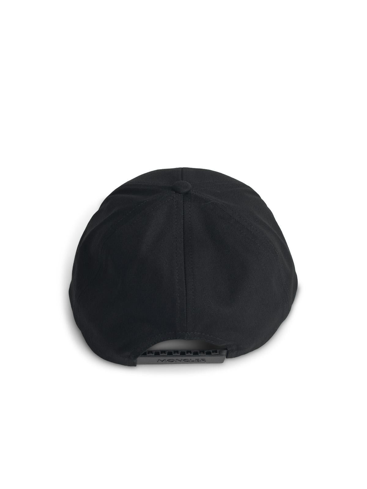 Moncler MONCLER Black Cotton Cap Size ONE SIZE - 3 Thumbnail