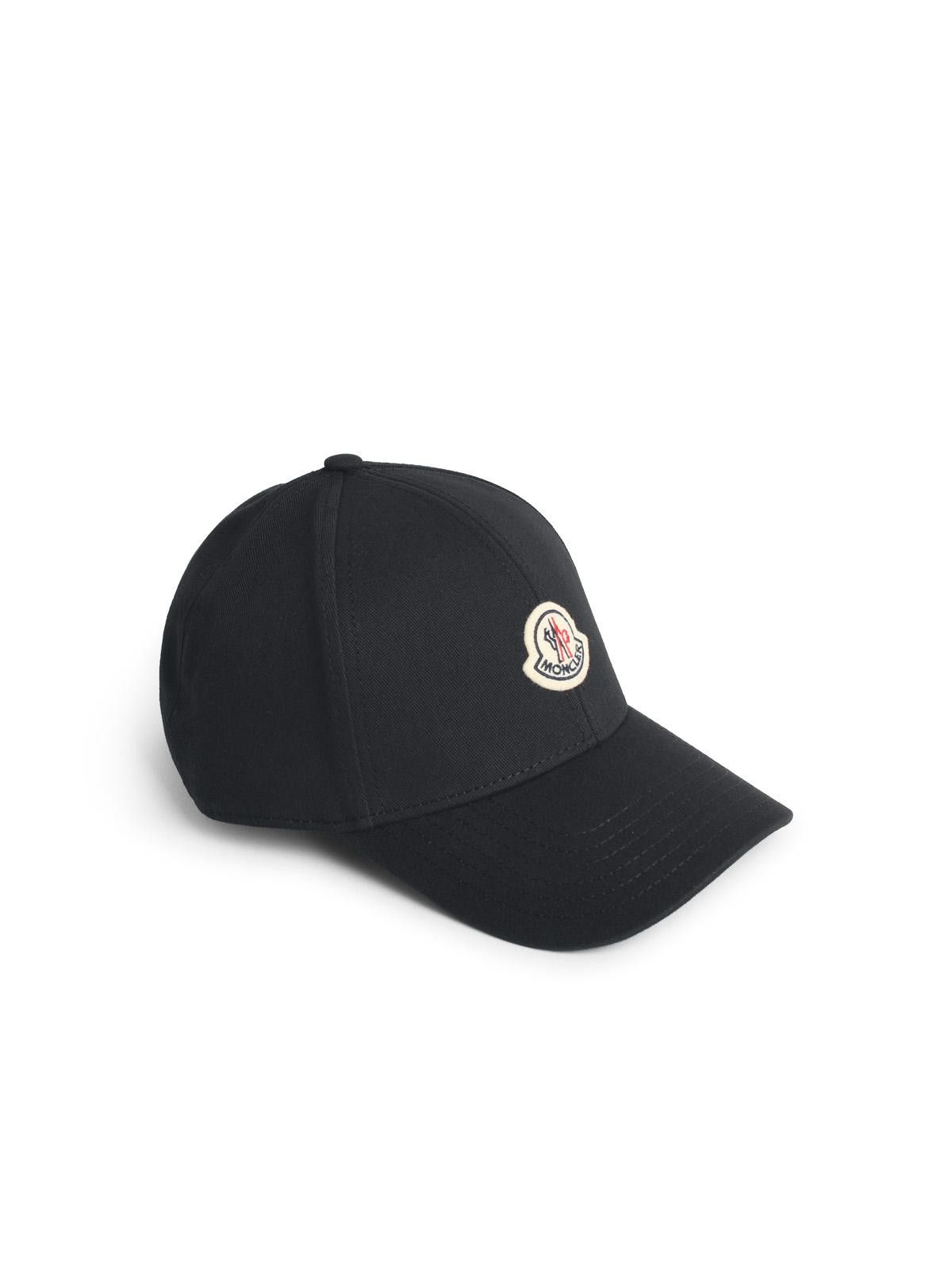 Moncler MONCLER Black Cotton Cap Size ONE SIZE - 2 Thumbnail