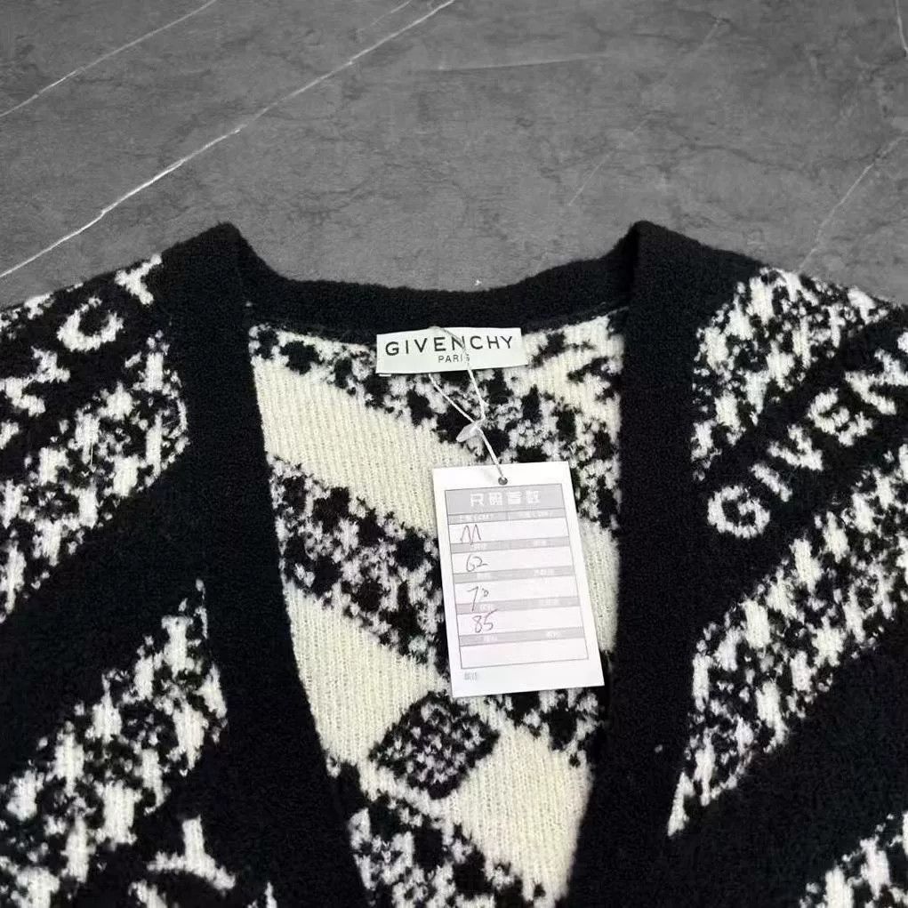 Givenchy Givenchy Black Cardigan Designer Size US M / EU 48-50 / 2 - 6 Thumbnail