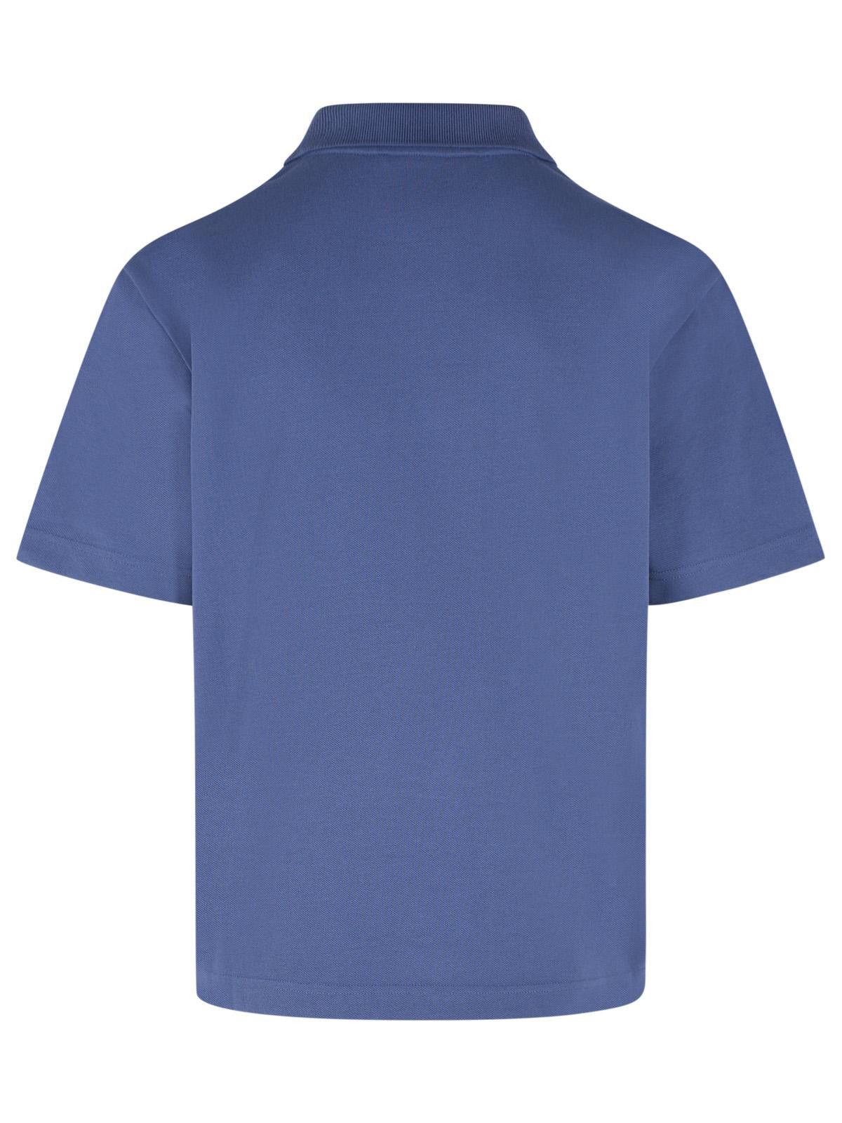 Moncler MONCLER Polo Shirt In Blue Cotton Size US XL / EU 56 / 4 - 3 Thumbnail