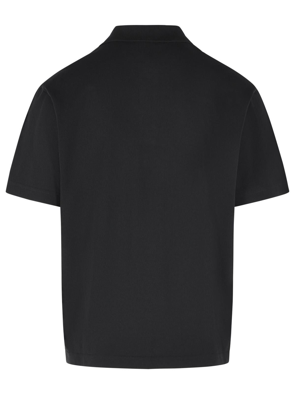 Moncler MONCLER Black Cotton Polo Shirt Size US M / EU 48-50 / 2 - 3 Thumbnail