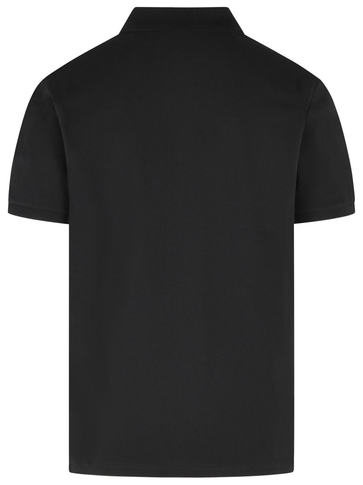 Moncler MONCLER Black Cotton Polo Shirt Size US M / EU 48-50 / 2 - 3 Thumbnail