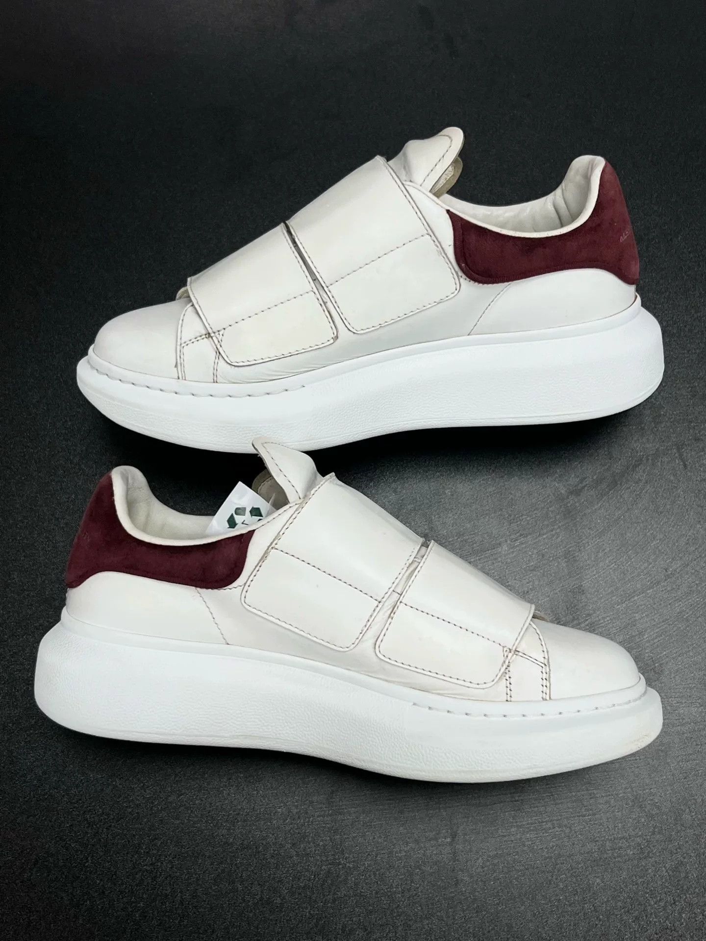 Alexander McQueen Alexander McQueen Red Velcro Designer Size US 5 / EU 37 - 6 Thumbnail