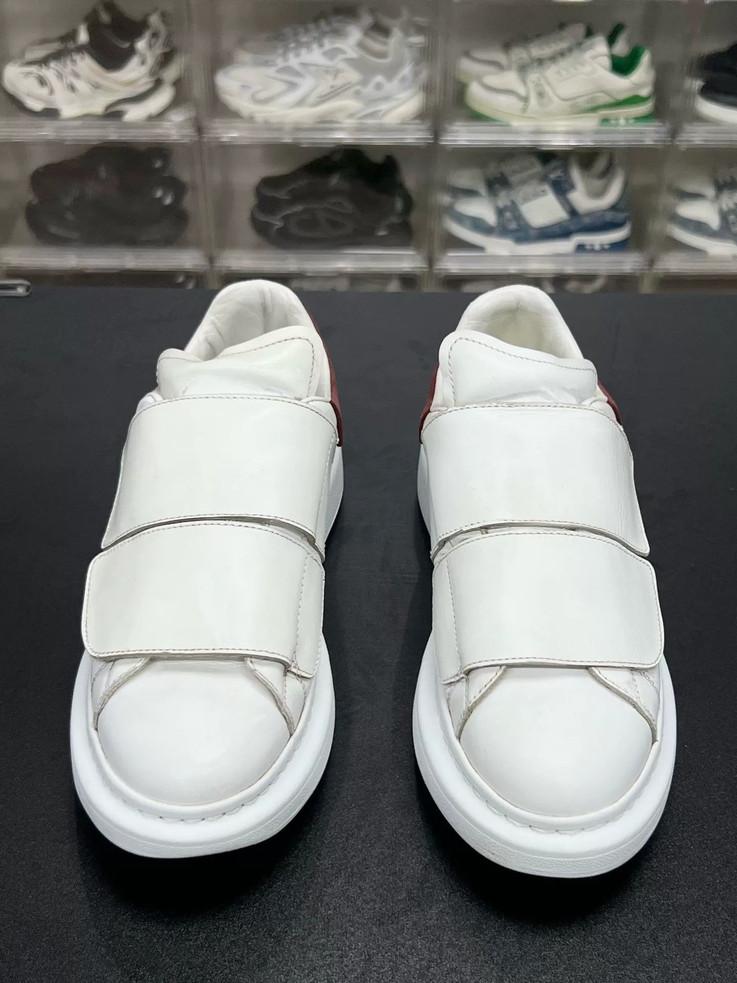Alexander McQueen Alexander McQueen Red Velcro Designer Size US 5 / EU 37 - 2 Thumbnail