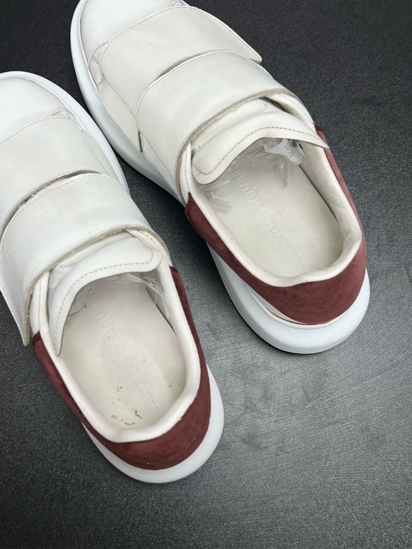 Alexander McQueen Alexander McQueen Red Velcro Designer Size US 5 / EU 37 - 4 Thumbnail