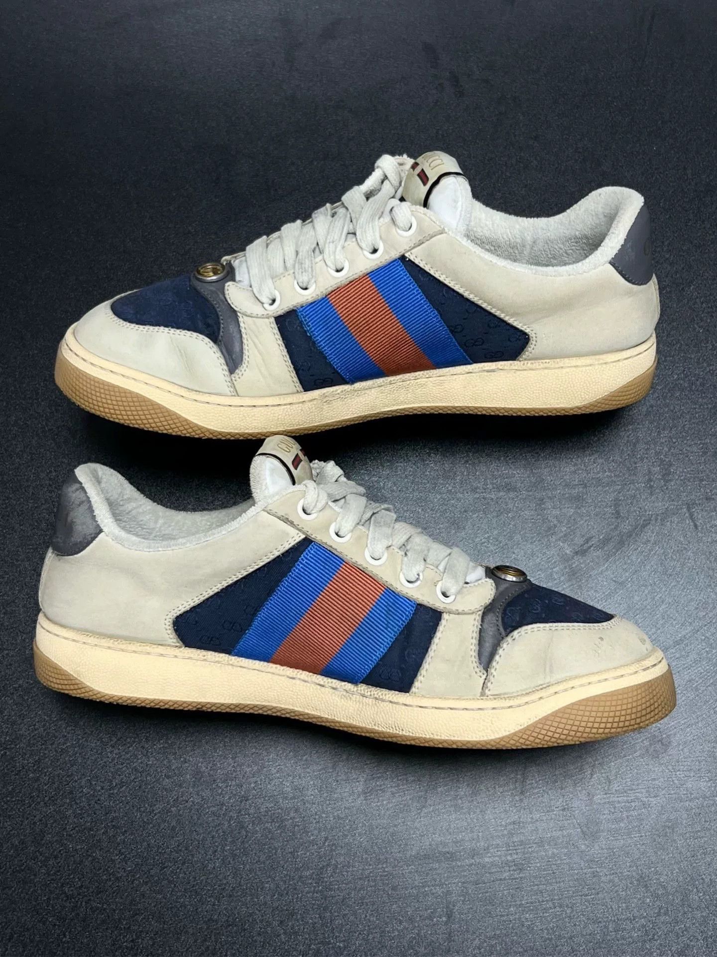 Gucci Gucci Blue Shoes Low Top High Top Size US XS / EU 42 / 0 - 6 Thumbnail