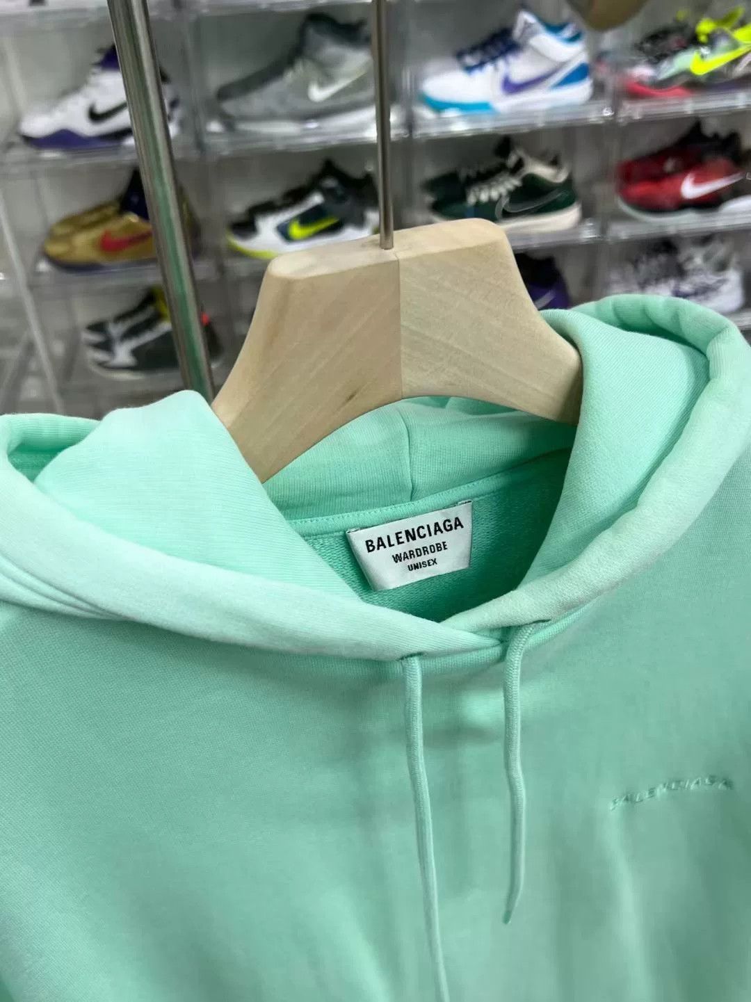 Balenciaga Balenciaga Green Hoodie Pullover Size US XS / EU 42 / 0 - 4 Thumbnail