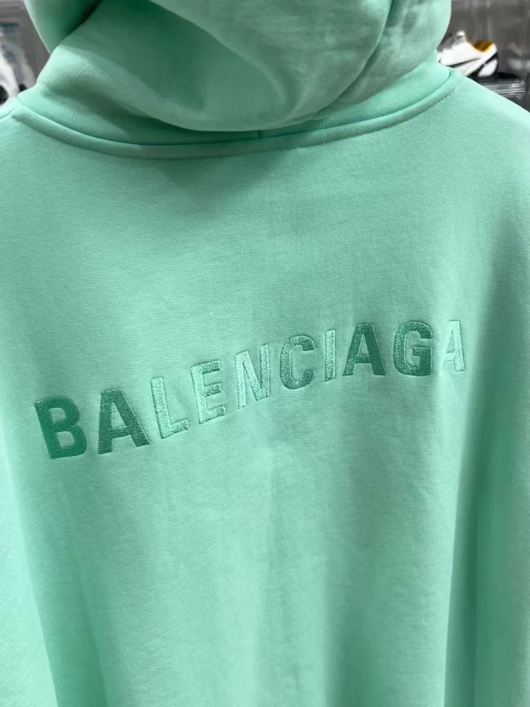 Balenciaga Balenciaga Green Hoodie Pullover Size US XS / EU 42 / 0 - 7 Thumbnail