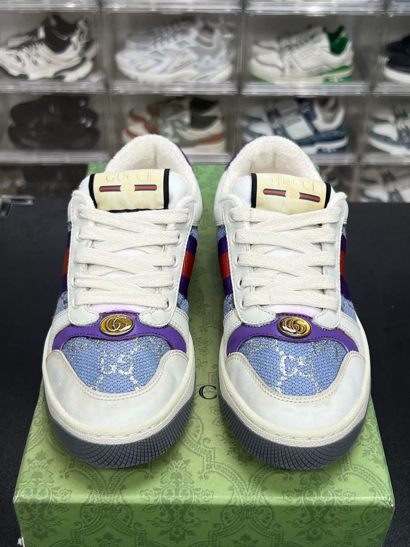 Gucci Gucci Purple Shoes Low Top High Top Size US S / EU 44-46 / 1 - 2 Thumbnail