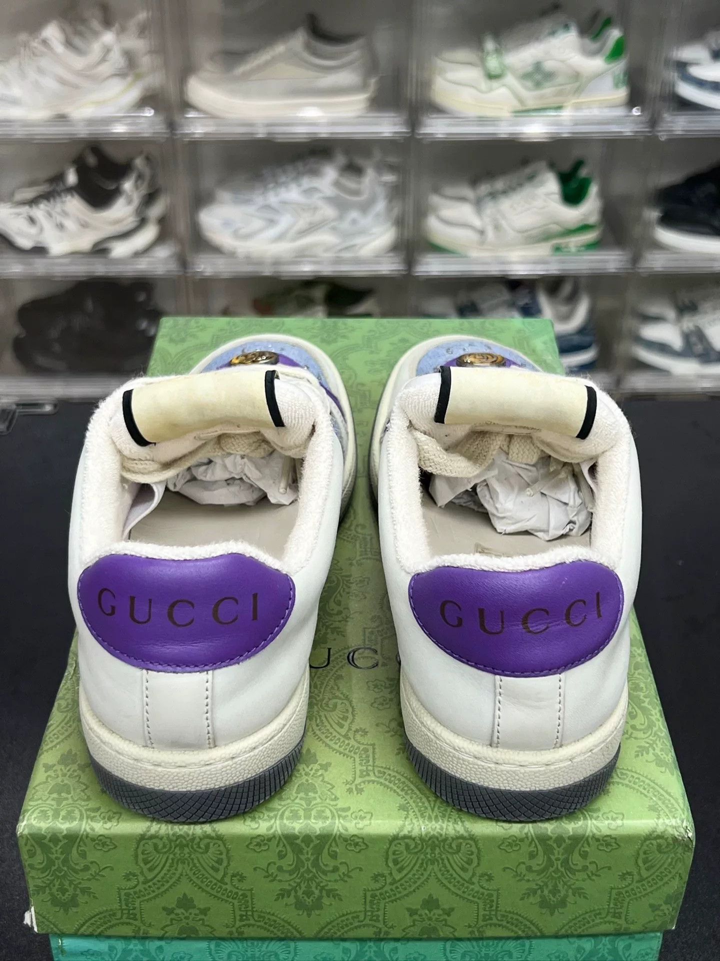 Gucci Gucci Purple Shoes Low Top High Top Size US S / EU 44-46 / 1 - 7 Thumbnail