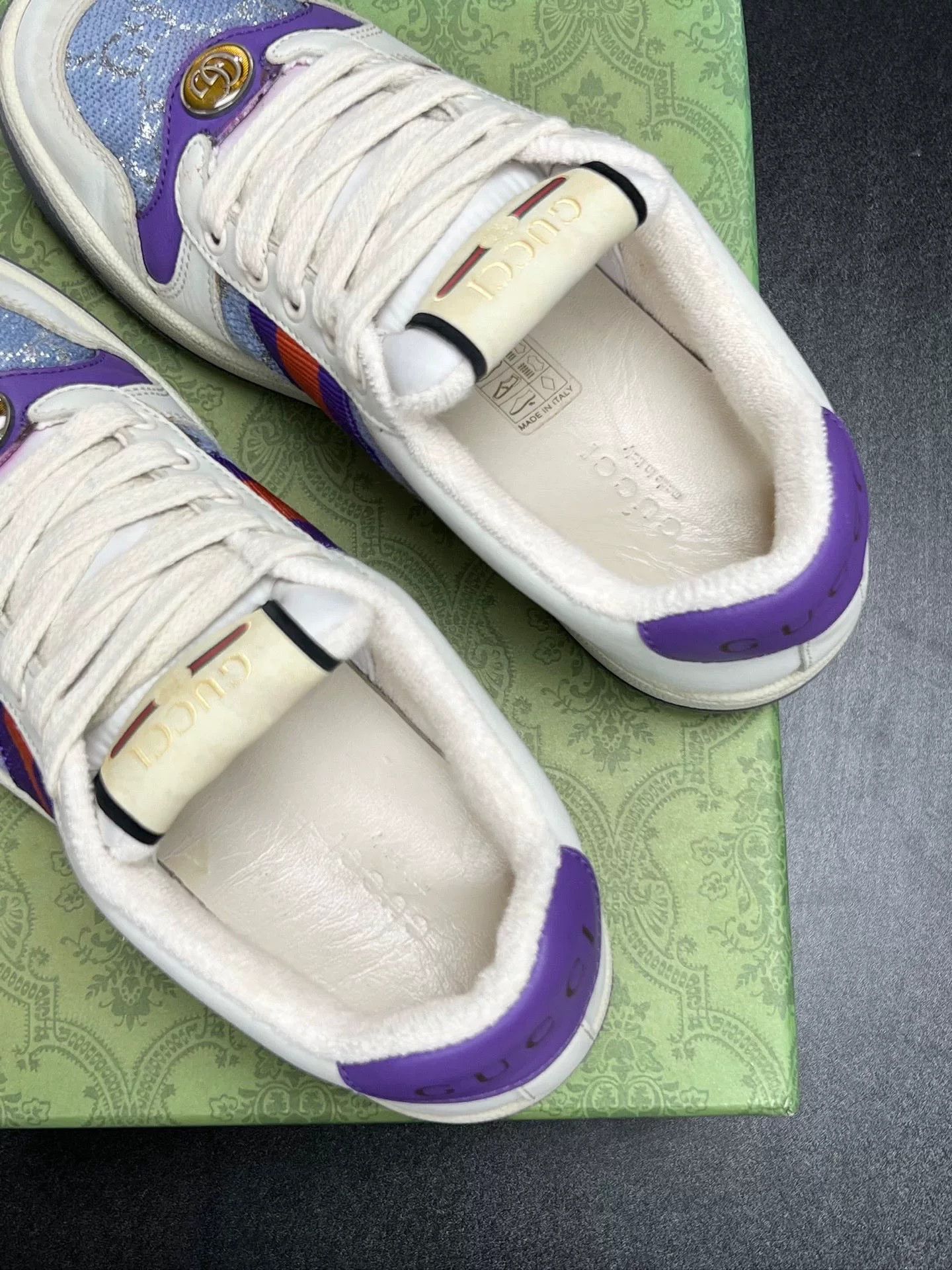 Gucci Gucci Purple Shoes Low Top High Top Size US S / EU 44-46 / 1 - 4 Thumbnail