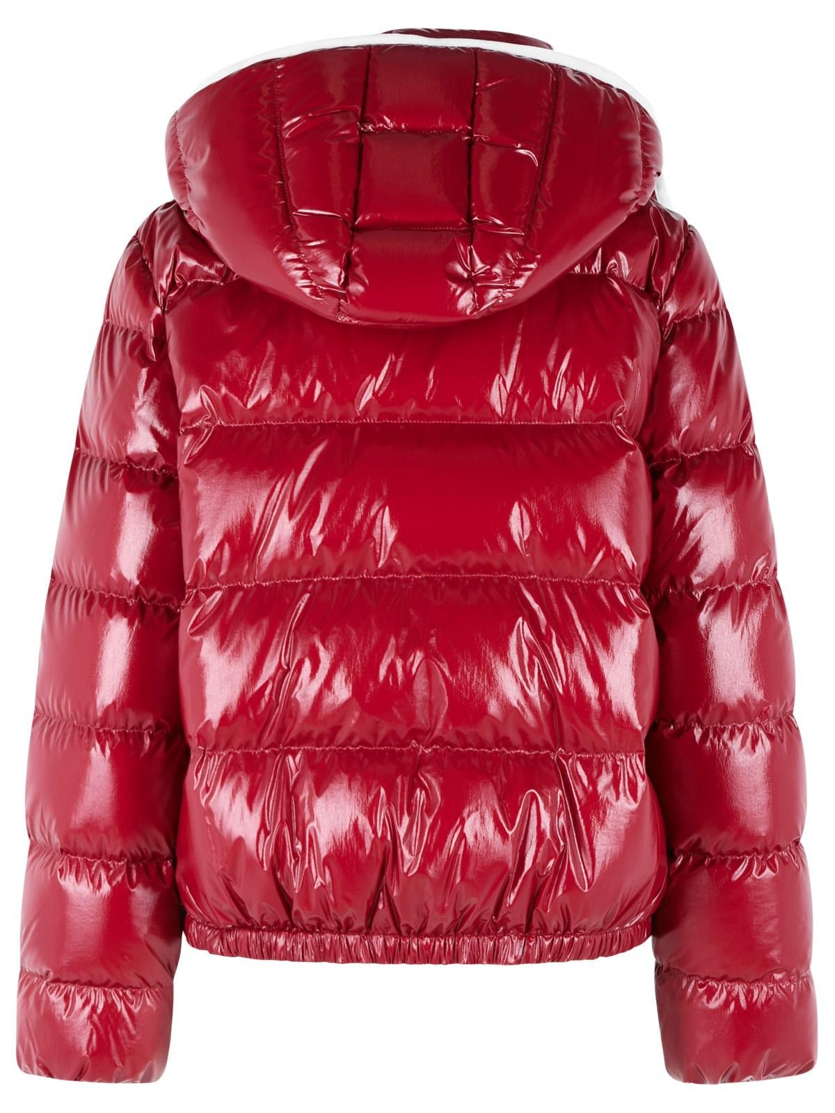 Moncler MONCLER Short 'Andro' Hooded Down Jacket In Cherry Pink Polyamide Size XS / US 0-2 / IT 36-38 - 3 Thumbnail