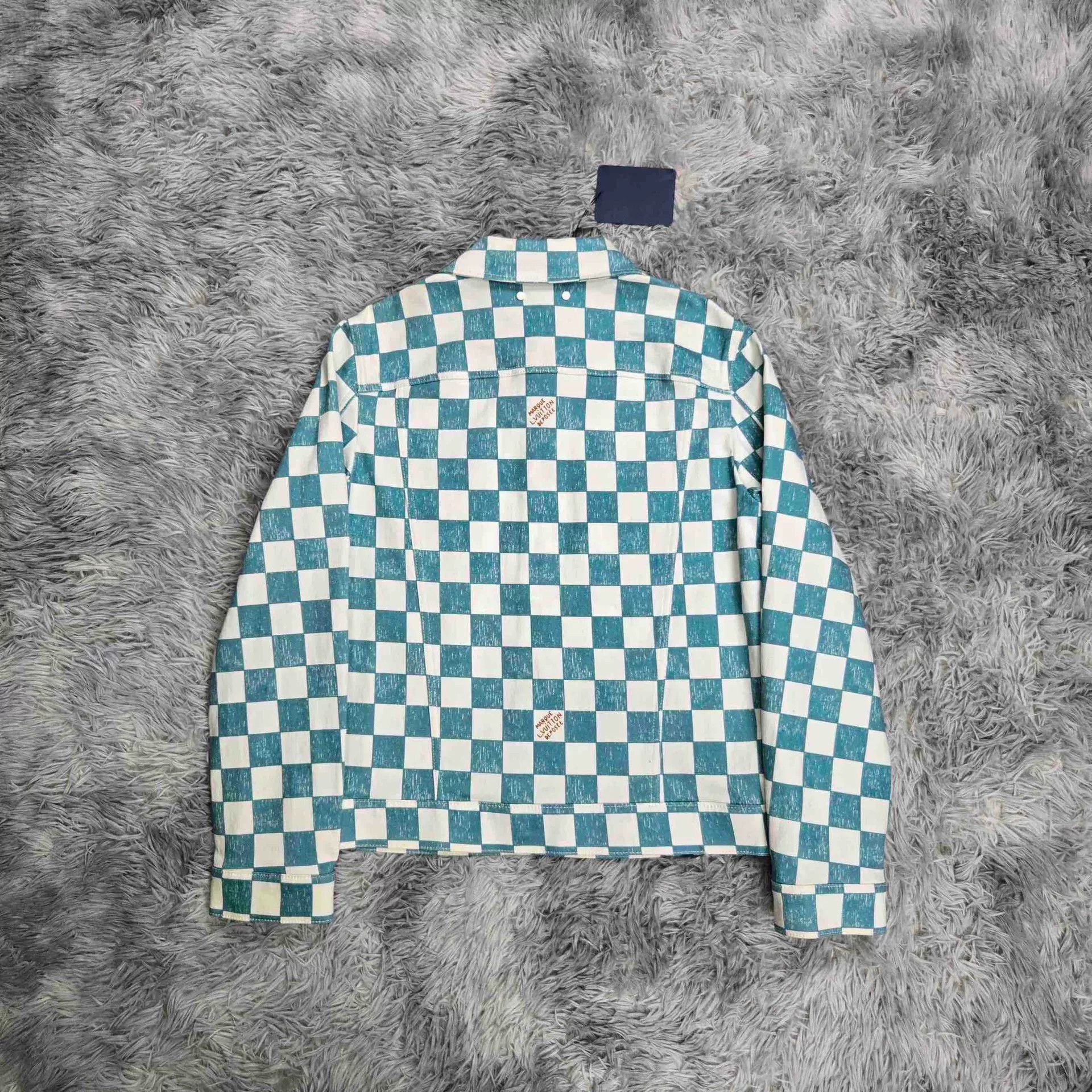 Louis Vuitton Louis Vuitton Green Denim Jacket Size US S / EU 44-46 / 1 - 2 Thumbnail