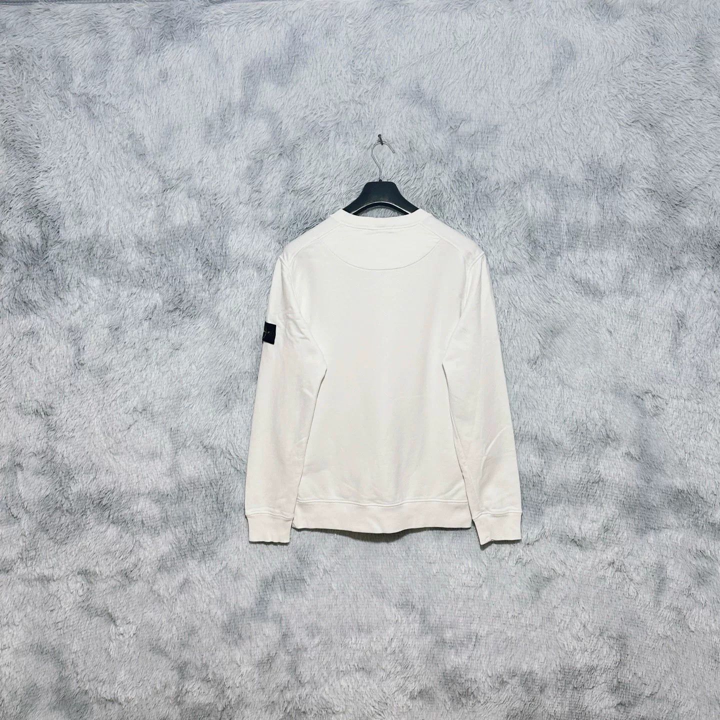 Stone Island Stone Island White Crewneck Designer Size US L / EU 52-54 / 3 - 2 Thumbnail