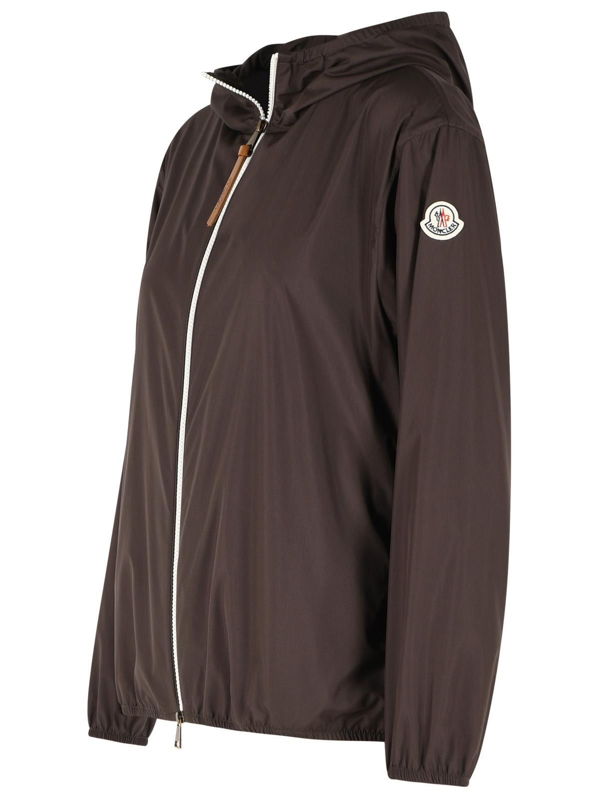Moncler MONCLER 'Fegeos' Brown Polyester Hooded Jacket Size M / US 6-8 / IT 42-44 - 2 Thumbnail