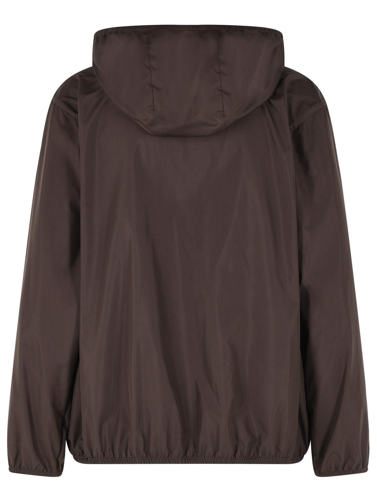 Moncler MONCLER 'Fegeos' Brown Polyester Hooded Jacket Size XL / US 12-14 / IT 48-50 - 3 Thumbnail