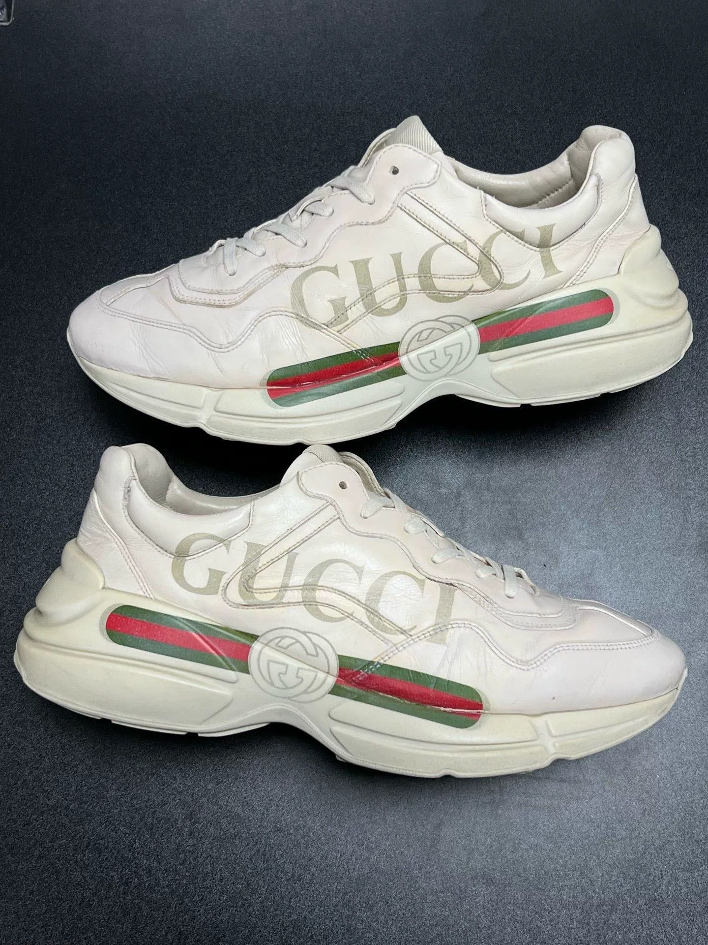 Gucci Gucci White Designer Casual Streetwear Size US S / EU 44-46 / 1 - 5 Thumbnail