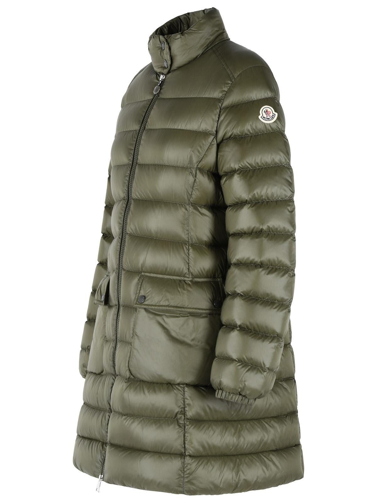 Moncler MONCLER 'Genet' Long Green Polyamide Down Jacket Size XL / US 12-14 / IT 48-50 - 2 Thumbnail