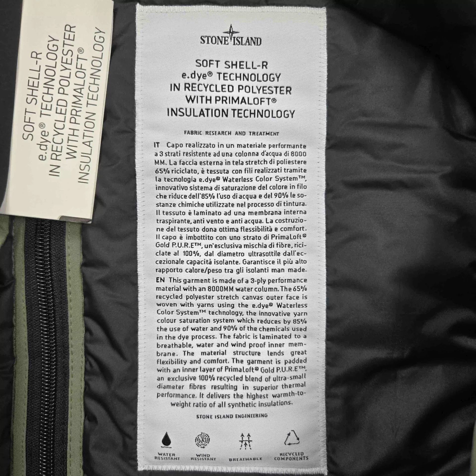 Stone Island Stone Island Green Designer Casual Size US S / EU 44-46 / 1 - 5 Thumbnail