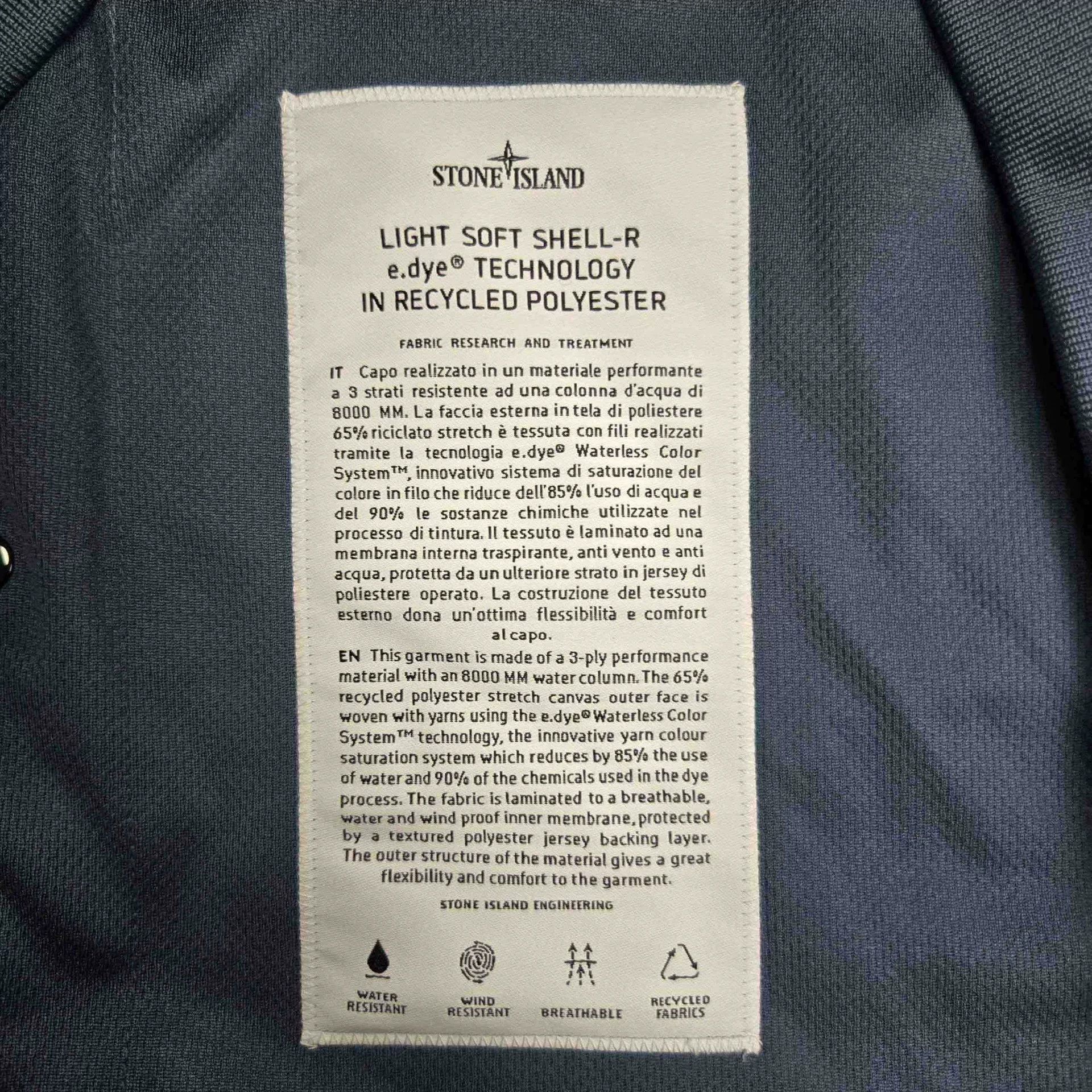 Stone Island Stone Island Blue Designer Casual Size US XL / EU 56 / 4 - 6 Thumbnail