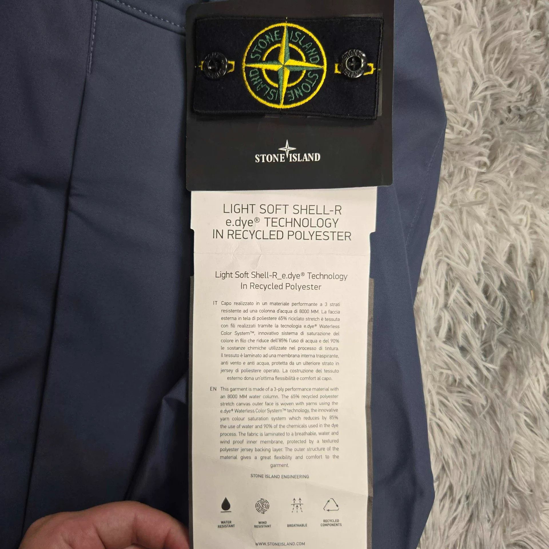 Stone Island Stone Island Blue Designer Casual Size US XL / EU 56 / 4 - 5 Thumbnail