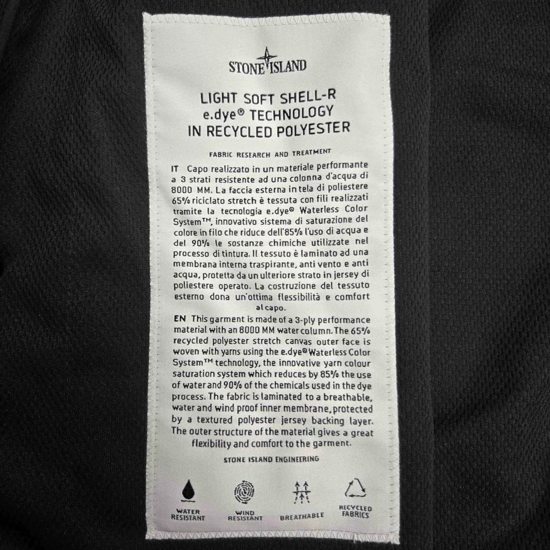 Stone Island Stone Island Black Designer Casual Size US L / EU 52-54 / 3 - 6 Thumbnail