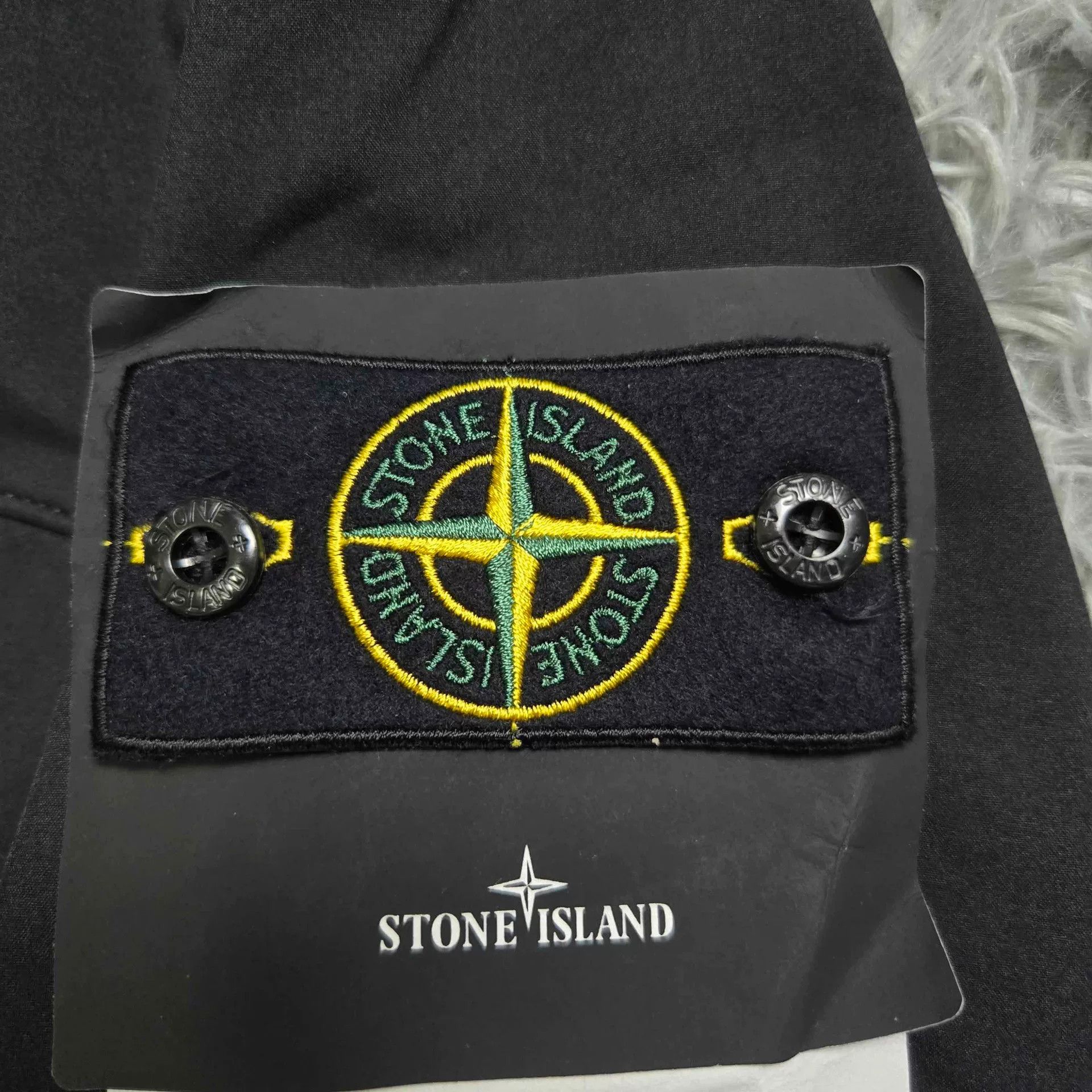 Stone Island Stone Island Black Designer Casual Size US L / EU 52-54 / 3 - 3 Thumbnail