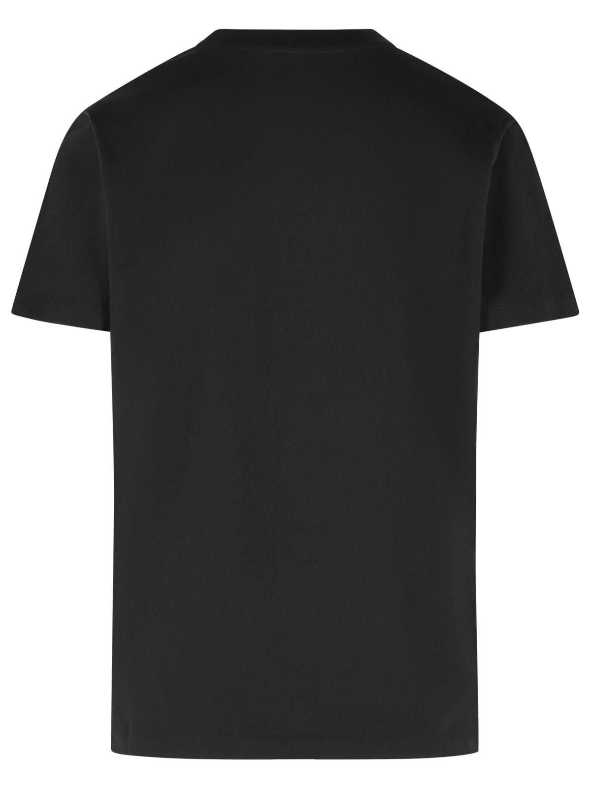 Moncler MONCLER Black Cotton T-Shirt Size XS / US 0-2 / IT 36-38 - 3 Thumbnail
