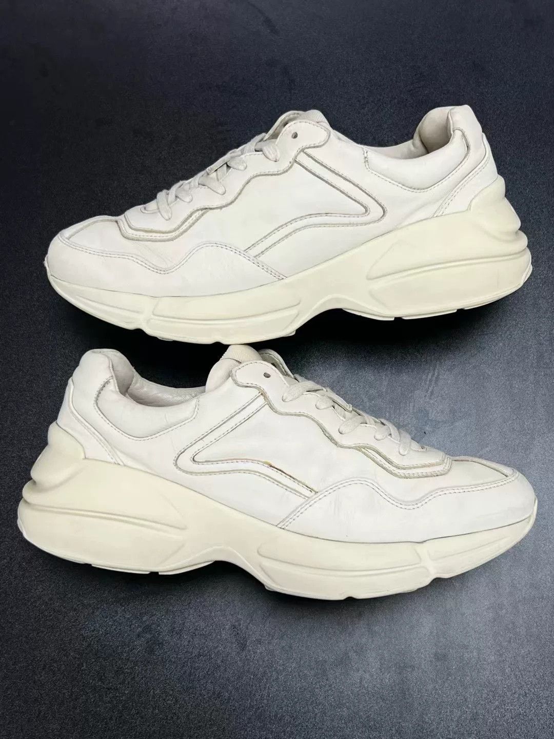 Gucci Gucci White Designer Casual Streetwear Size US S / EU 44-46 / 1 - 5 Thumbnail