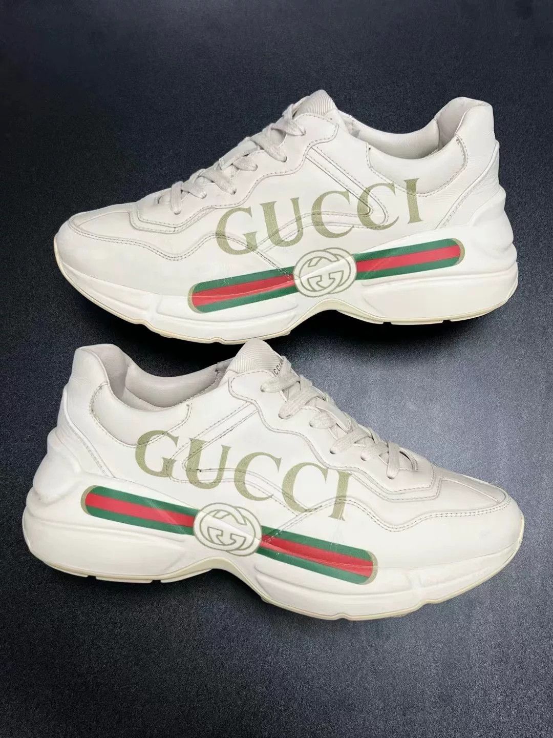 Gucci Gucci White Designer Casual Streetwear Size US S / EU 44-46 / 1 - 5 Thumbnail