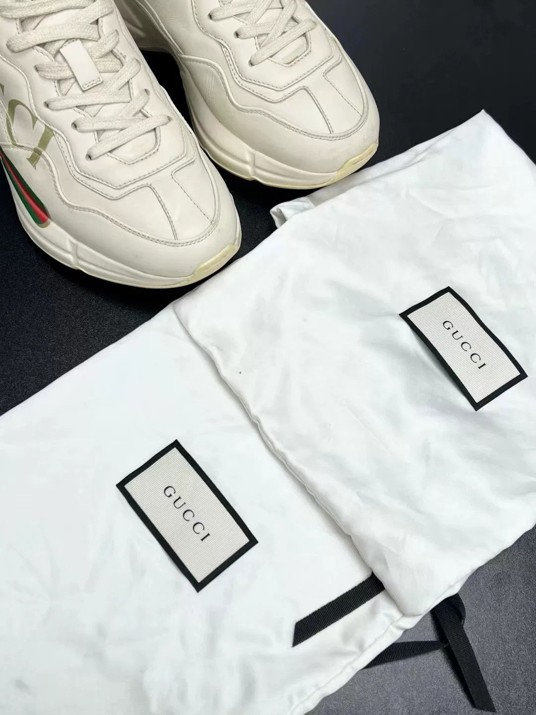Gucci Gucci White Designer Casual Streetwear Size US S / EU 44-46 / 1 - 9 Thumbnail