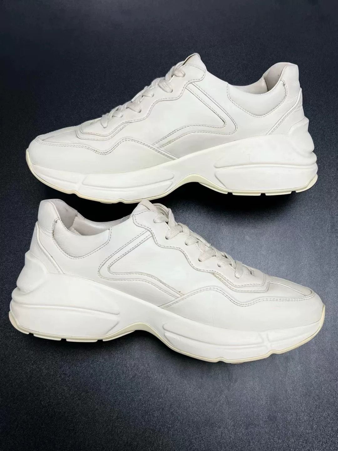 Gucci Gucci White Designer Casual Streetwear Size US S / EU 44-46 / 1 - 6 Thumbnail