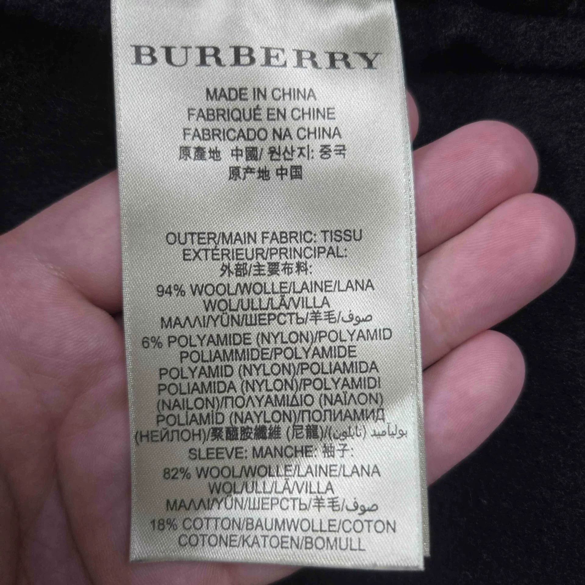 Burberry Burberry Black Coat Outerwear Casual Size US S / EU 44-46 / 1 - 4 Thumbnail