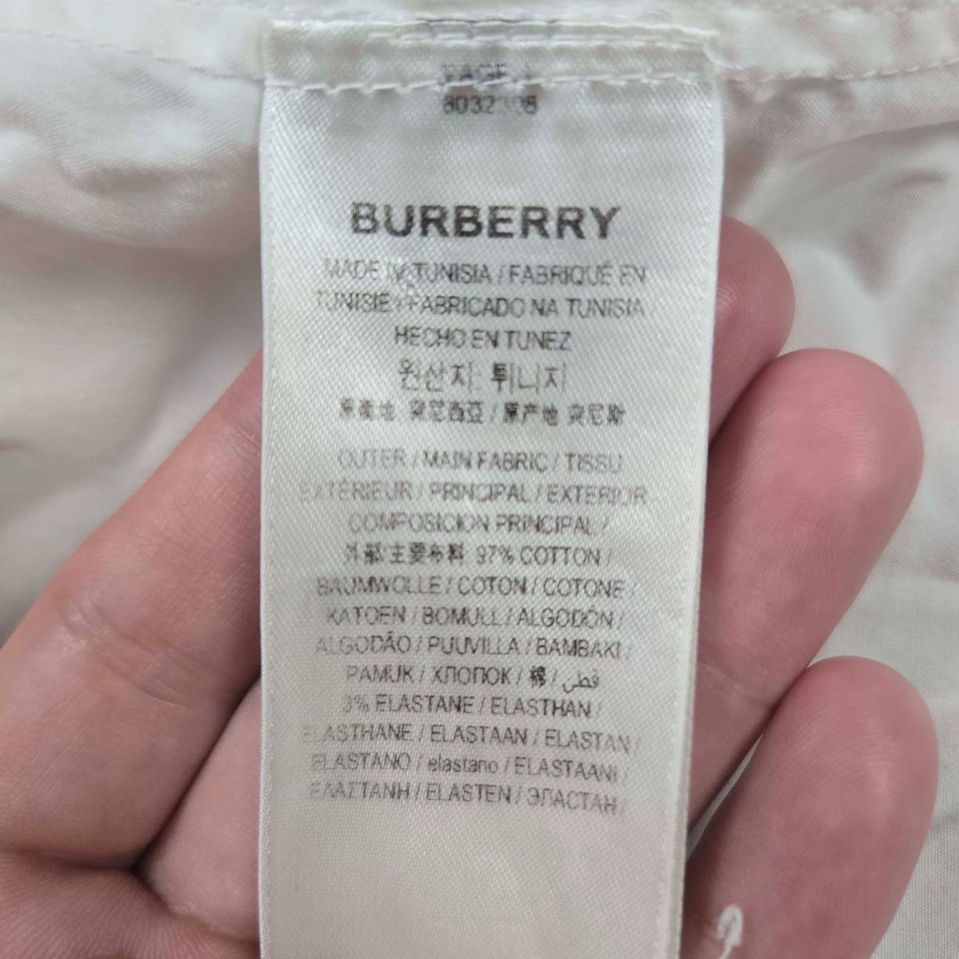 Burberry Burberry White Long Sleeve Shirt Size US S / EU 44-46 / 1 - 5 Thumbnail