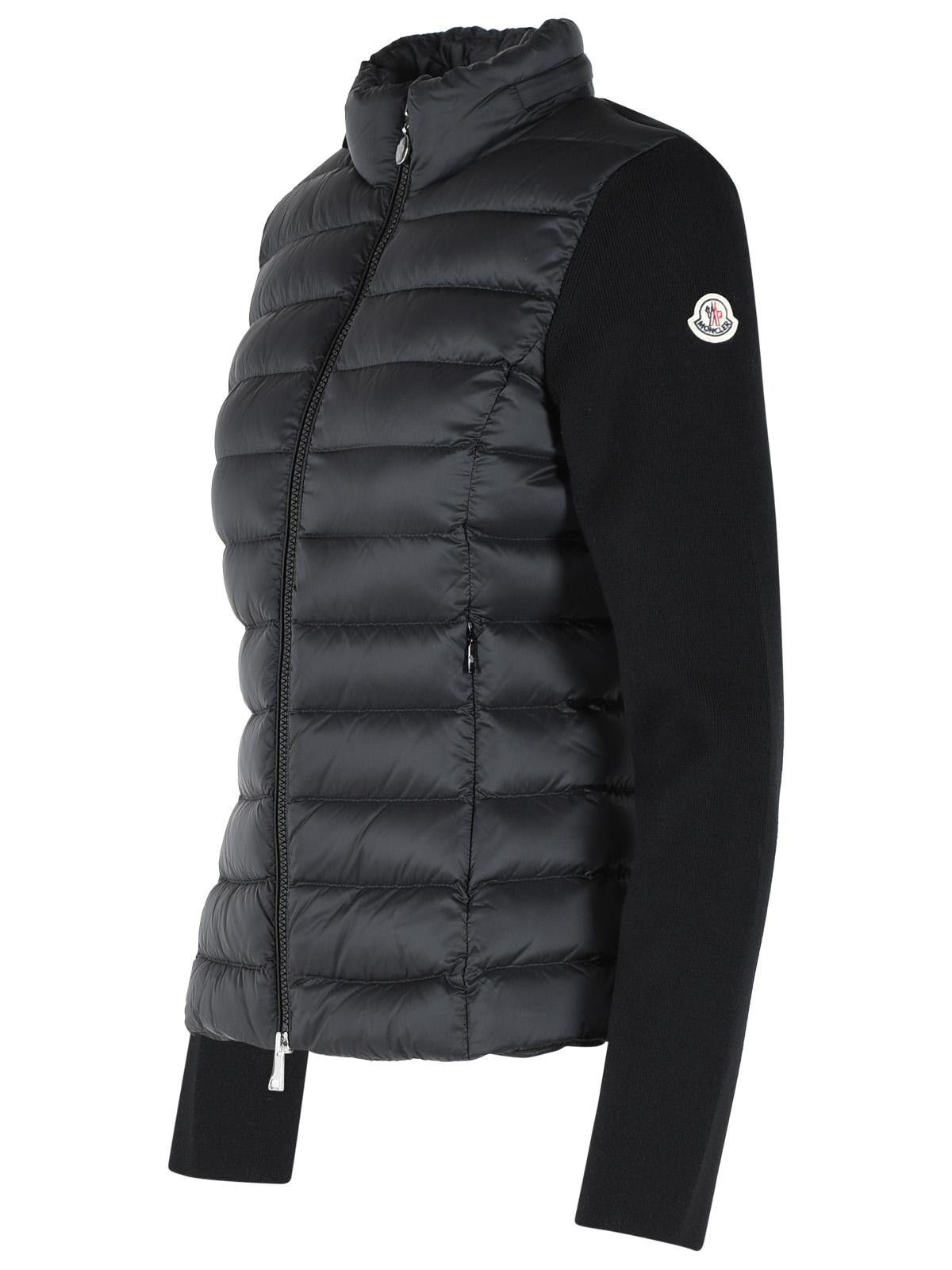 Moncler MONCLER Padded Virgin Wool Cardigan With Black Zip Size M / US 6-8 / IT 42-44 - 2 Thumbnail