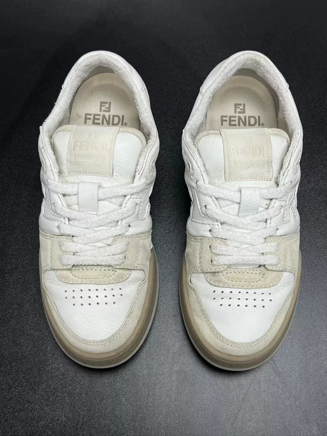 Fendi Fendi White Shoes Low Top High Top Size US 10 / EU 43 - 3 Thumbnail