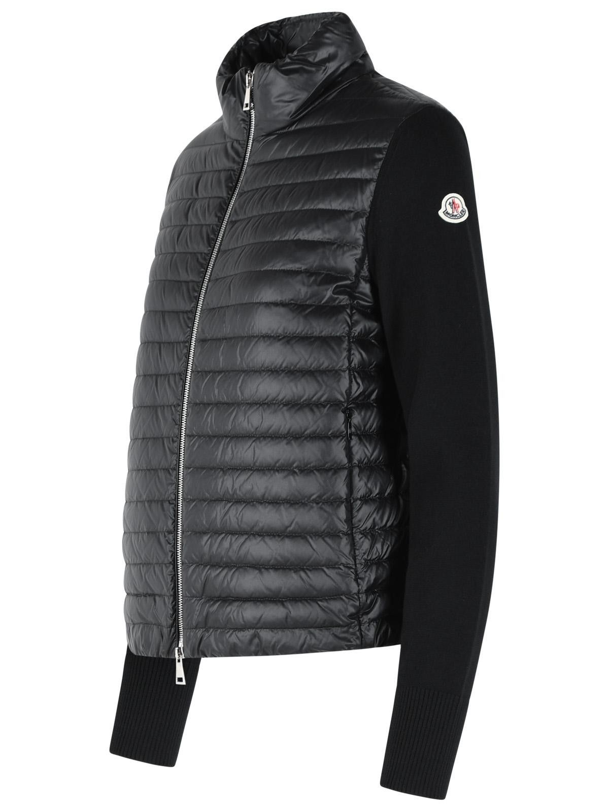 Moncler MONCLER Padded Virgin Wool Cardigan With Black Zip Size XS / US 0-2 / IT 36-38 - 2 Thumbnail