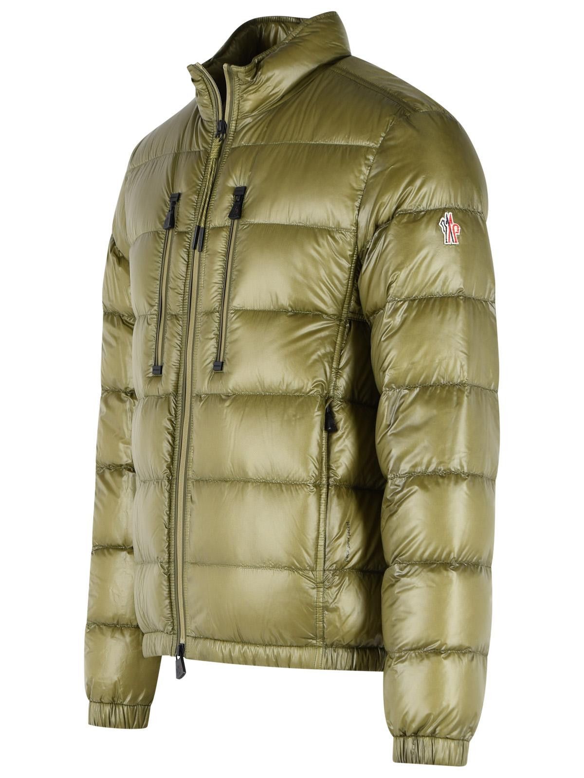 Moncler Grenoble MONCLER GRENOBLE Foldable Short 'Orres' Olive Green Polyamide Down Jacket Size US L / EU 52-54 / 3 - 2 Thumbnail