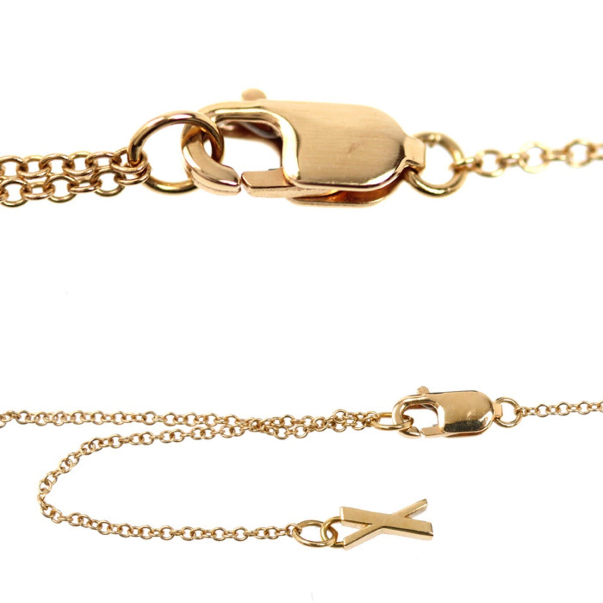 Tiffany & Co. TIFFANY&Co. Tiffany & Co. 18KPG Pink Gold Atlas X Closed Necklace 5.9g 41 46cm Women's Size ONE SIZE - 6 Thumbnail