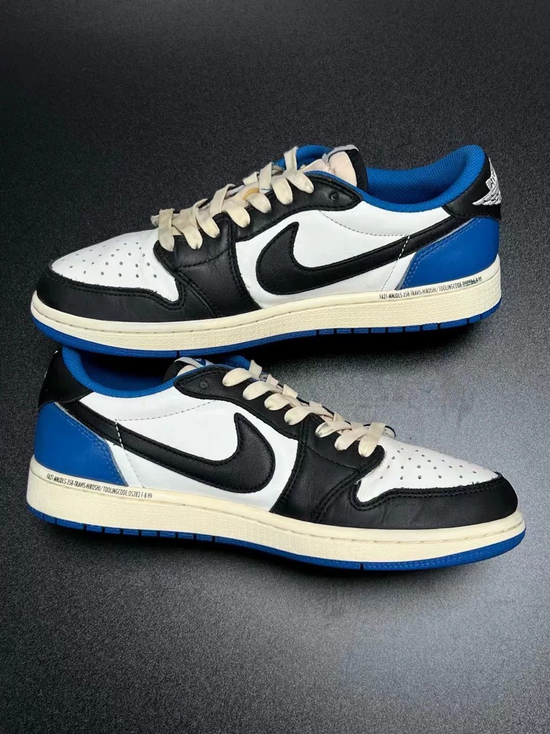 Nike Nike AJ X Travis Scott X Fragment Desgng low top sneakers Size US 7 / EU 40 - 5 Thumbnail