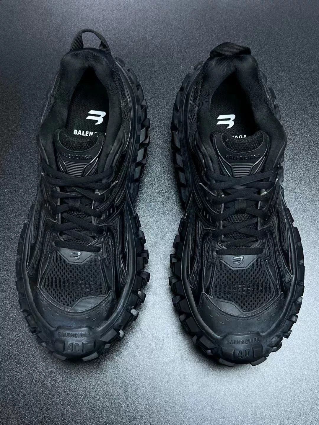 Balenciaga Balenciaga Black Shoes Low Top Size US S / EU 44-46 / 1 - 3 Thumbnail
