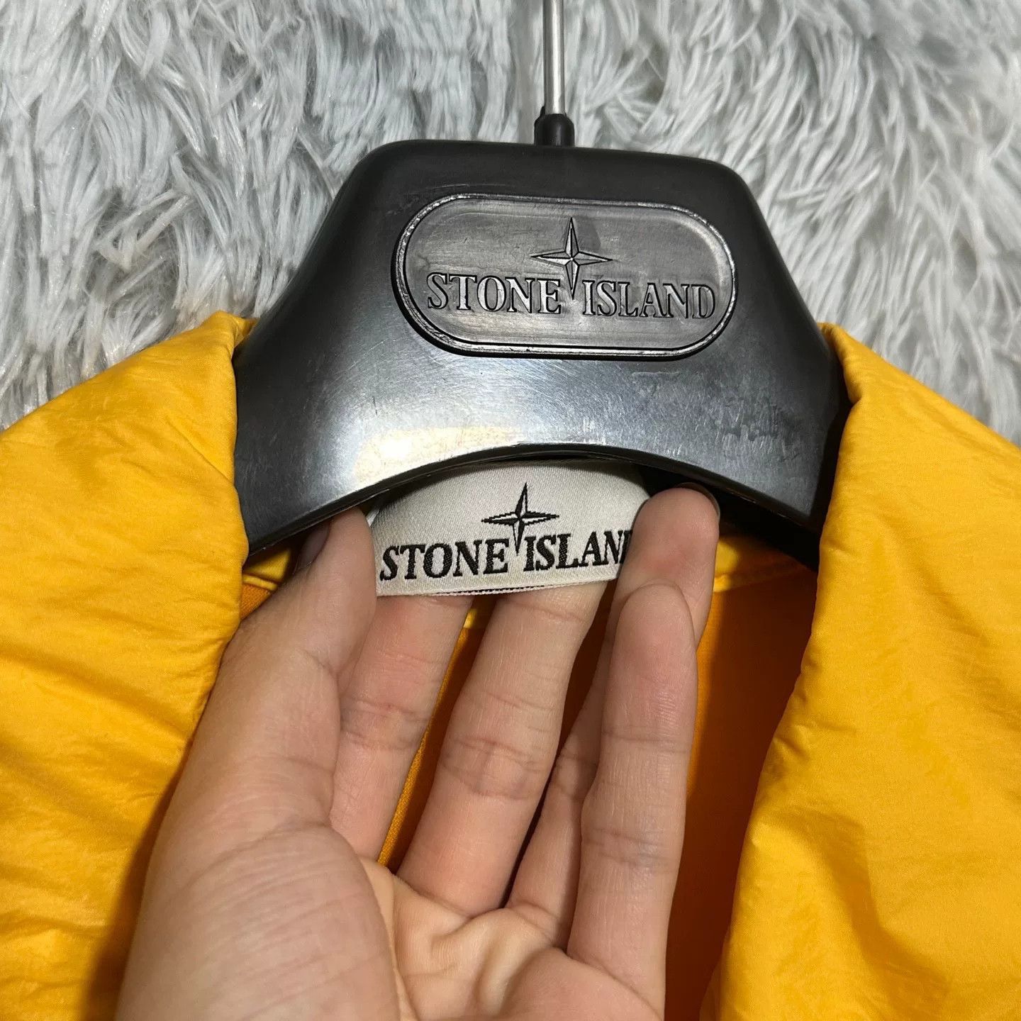 Stone Island Stone Island Yellow Jacket Outerwear Size US XL / EU 56 / 4 - 5 Thumbnail