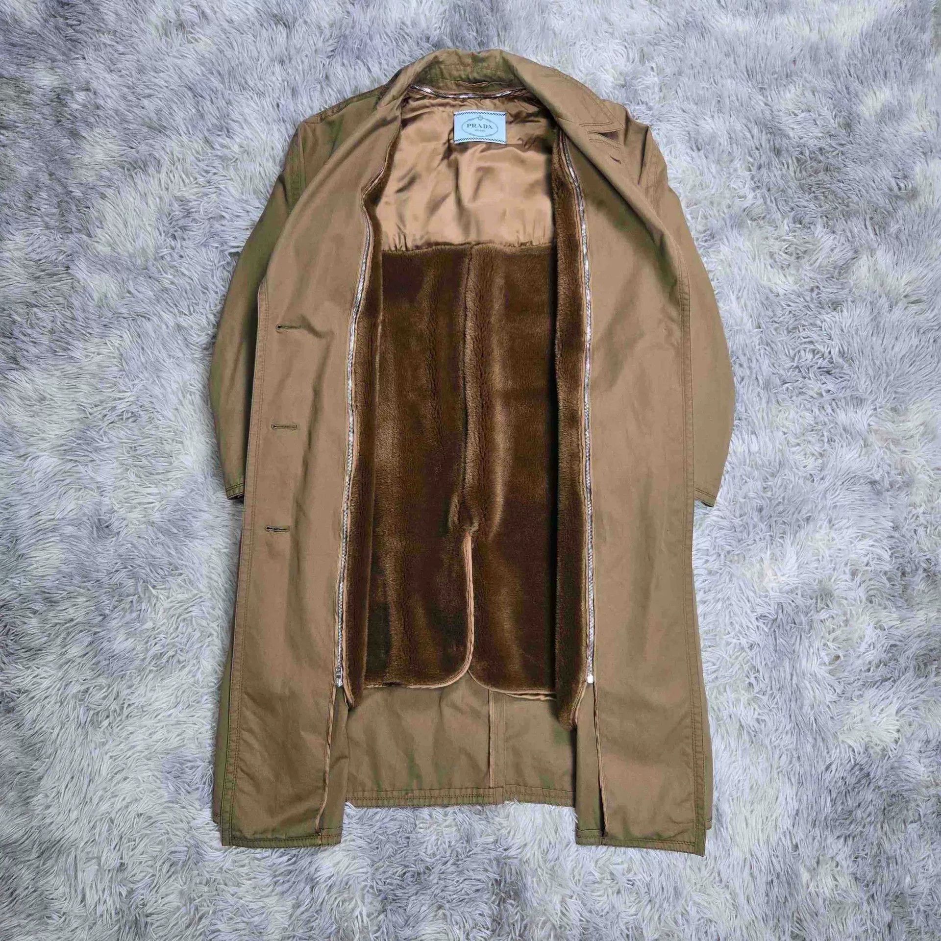 Prada Prada Beige Trench Coat Outerwear Size US S / EU 44-46 / 1 - 2 Thumbnail