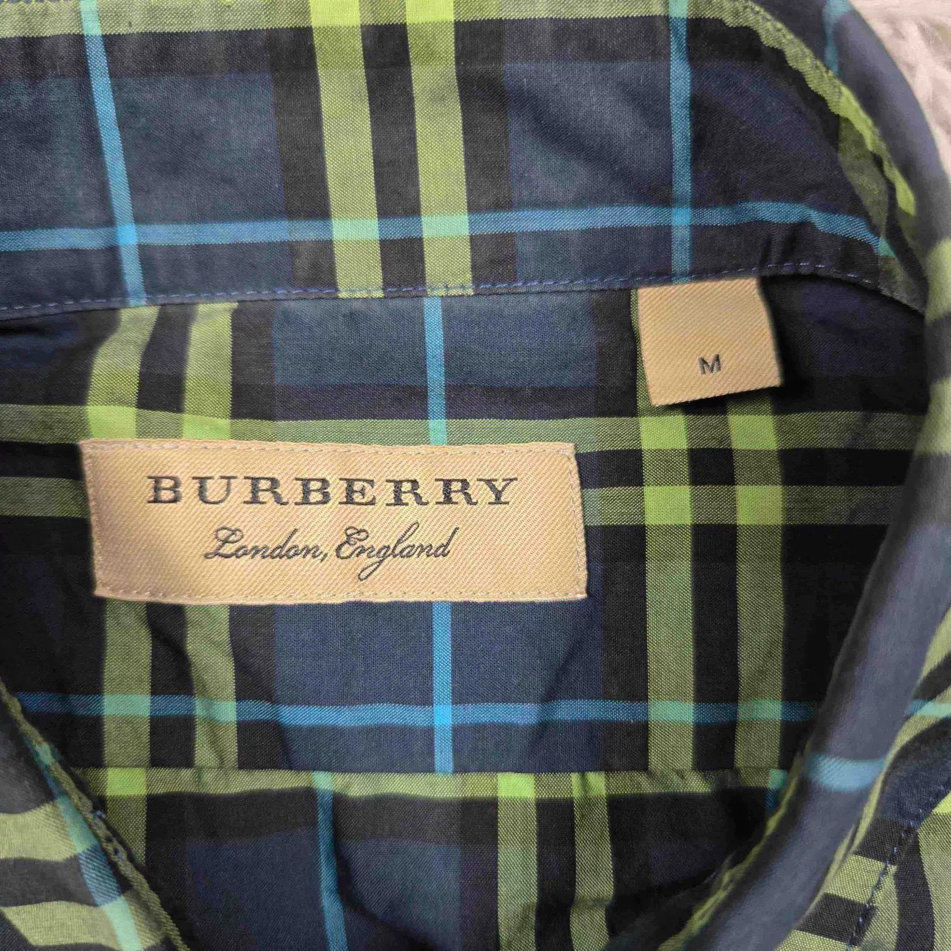 Burberry Burberry Green Shirt Casual Short Sleeve Size US M / EU 48-50 / 2 - 3 Thumbnail