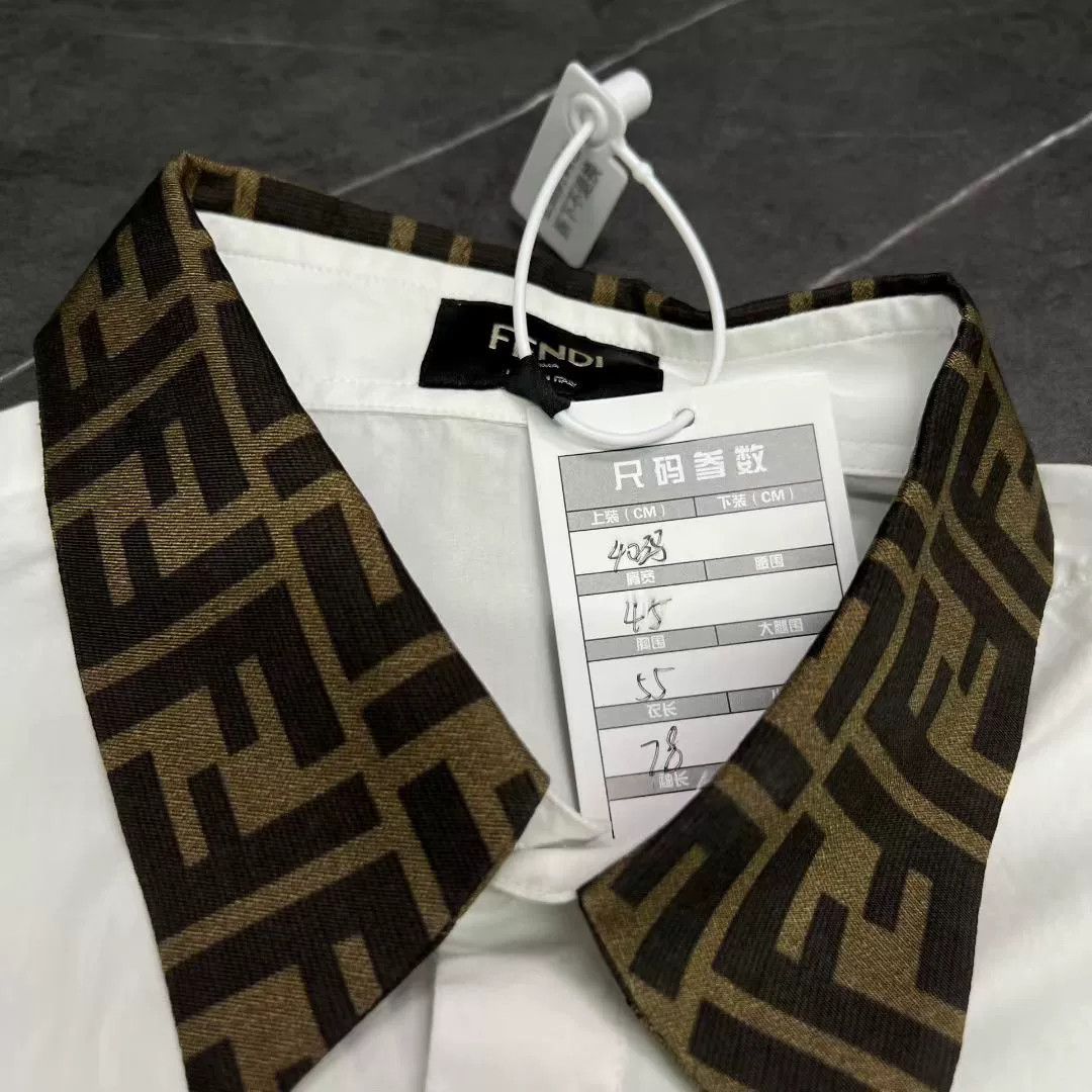 Fendi Fendi Long Sleeve Shirt Casual Size US S / EU 44-46 / 1 - 3 Thumbnail