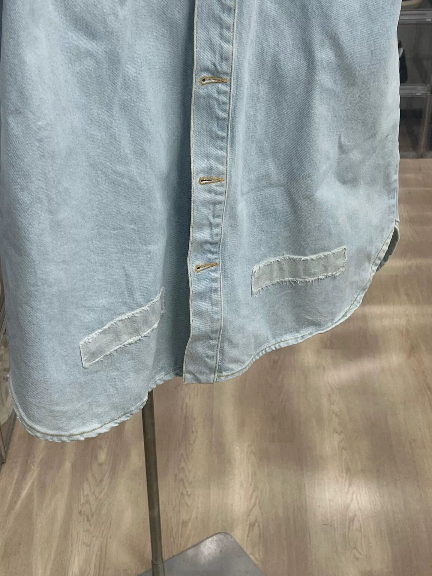 Off-White Off-White White Denim Jacket Outerwear Size US M / EU 48-50 / 2 - 3 Thumbnail