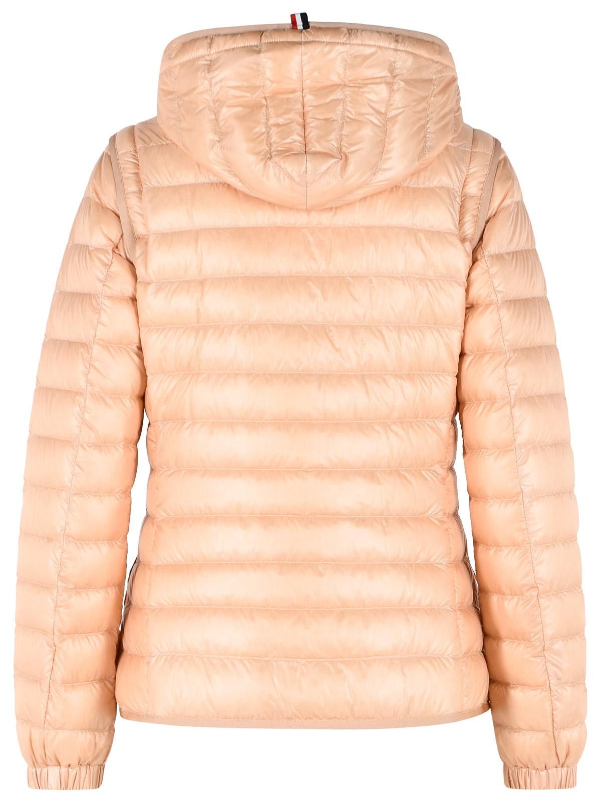 Moncler Grenoble MONCLER GRENOBLE Light Pink 2-In-1 'Karura' Hooded Down Jacket Size S / US 4 / IT 40 - 3 Thumbnail