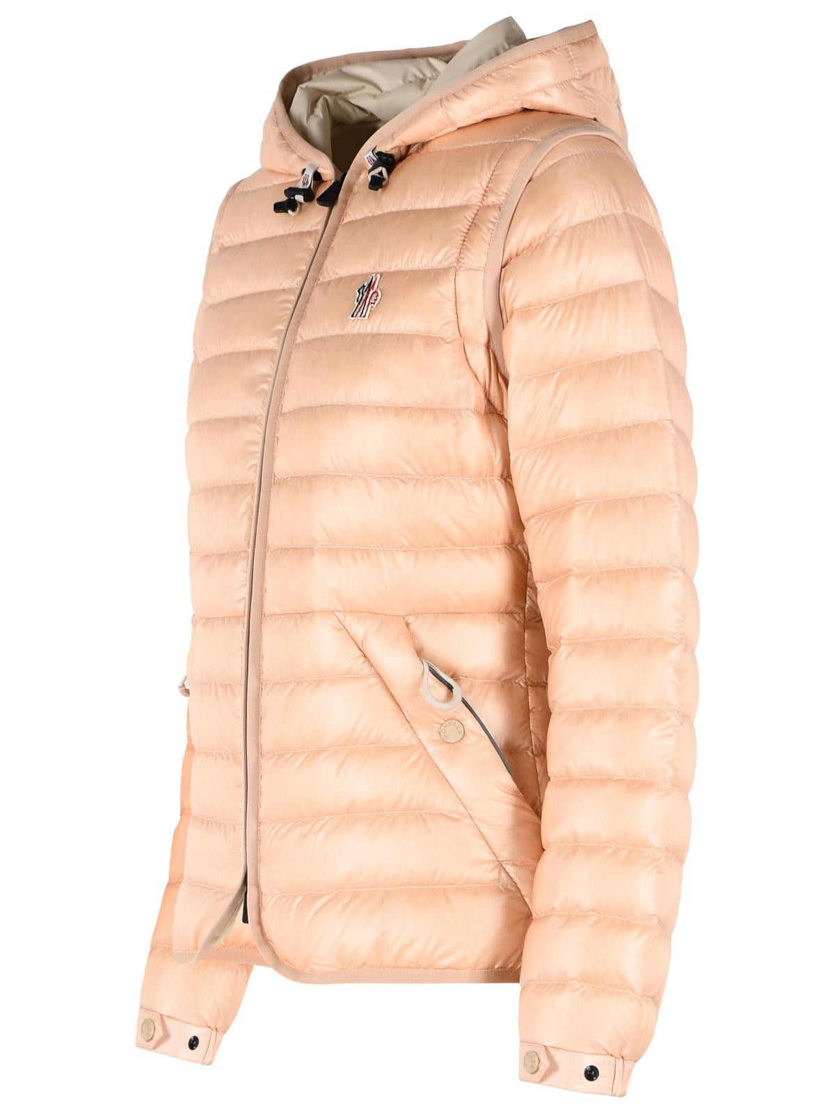 Moncler Grenoble MONCLER GRENOBLE Light Pink 2-In-1 'Karura' Hooded Down Jacket Size S / US 4 / IT 40 - 2 Thumbnail